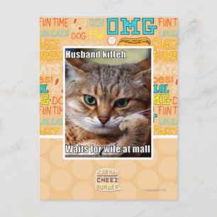 Echtgenoot Kitteh Briefkaart