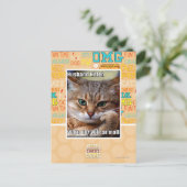Echtgenoot Kitteh Briefkaart (Staand voorkant)