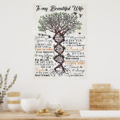 Echtgenoot Kunst aan mijn mooie vrouw Poster (Keuken)