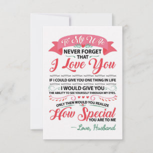 Echtgenoot Kunst aan mijn vrouw hoe speciaal RSVP Kaartje