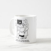 Echtgenoot laat terug van de pub quiz koffiemok (Voorkant links)