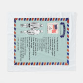 Echtgenoot Liefde Fleece Deken (Voorkant (Horizontaal))