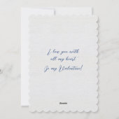 Echtgenoot Liefdesvogels Voor Altijd Jouw Valentij Feestdagenkaart (Achterkant)