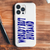 Echtgenoot met blauwe tekst Case-Mate iPhone case