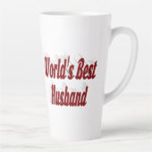 Echtgenoot met bordeaux tekst latte mok (Rechts)