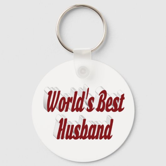 Echtgenoot met bordeaux tekst sleutelhanger (Achterkant)