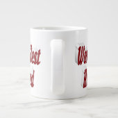 Echtgenoot met een ongerepte halve tekst mok (Achterkant)