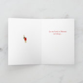 Echtgenoot met geheugenverlies voor kerstmis Kaart (Binnen)