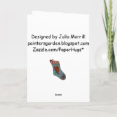 Echtgenoot met geheugenverlies voor kerstmis Kaart (Achterkant)