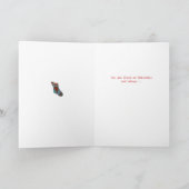 Echtgenoot met geheugenverlies voor kerstmis Kaart (Binnen)