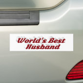 Echtgenoot met geurstof bumpersticker (Op auto)