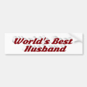 Echtgenoot met geurstof bumpersticker (Voorkant)