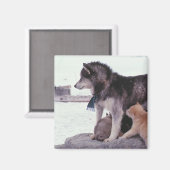 Echtgenoot met jongen magneet (Voorkant / Achterkant)