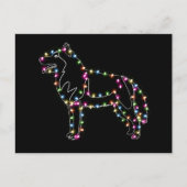 Echtgenoot met kerst lichte esky met vrolijk kerst briefkaart (Voorkant)