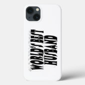 Echtgenoot met zwarte tekst  Case-Mate iPhone case (Achterkant)
