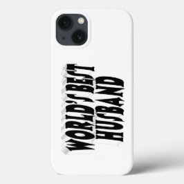 Echtgenoot met zwarte tekst Case-Mate iPhone case