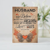 Echtgenoot Mijn Beste Echtgenoot Bedankkaart (Staand voorkant)