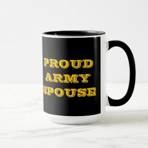 Echtgenoot mok Proud Army