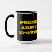 Echtgenoot mok Proud Army (Links)