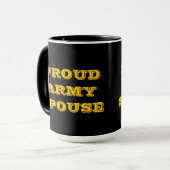 Echtgenoot mok Proud Army (Voorkant links)