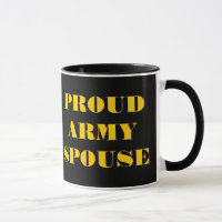 Echtgenoot mok Proud Army