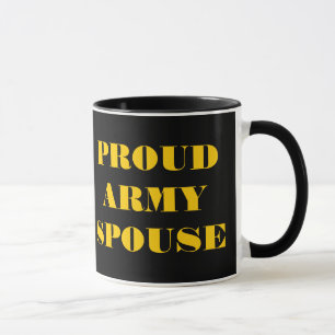 Echtgenoot mok Proud Army