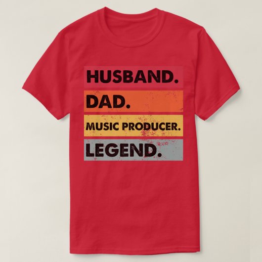 Echtgenoot: Muziekproducent die Beats Beat Maker m T-shirt (Design voorkant)