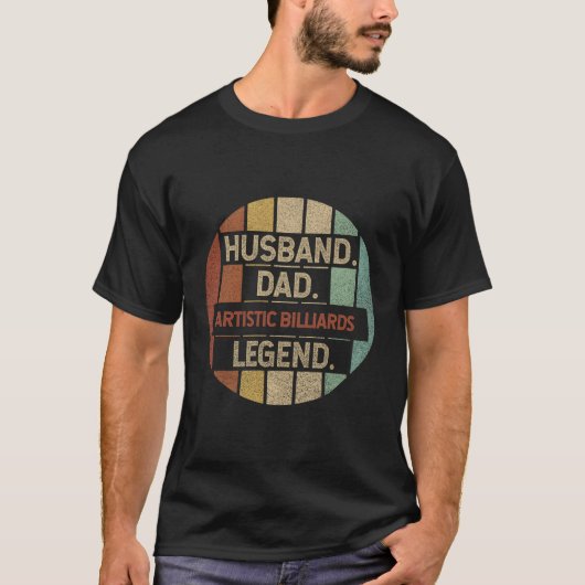 Echtgenoot Pa Billiards Legend T-shirt (Voorkant)