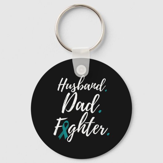 Echtgenoot Pa Fighter Polycystic Kidney Disease PK Sleutelhanger (Voorkant)