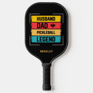 Echtgenoot Pap Pickleball Legend Persoonlijke naam Paddle