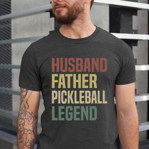 Echtgenoot Pap Pickleball Legend   Retro Picklebal T-shirt