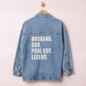 Echtgenoot Pap Pool Guy Legend Mannen 1 Denim Jacket (Hangar)