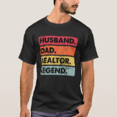 Echtgenoot Pap Realtor Grappig makelaar Mannen F T-shirt (Voorkant)