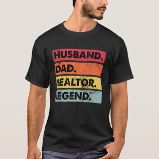 Echtgenoot Pap Realtor Grappig makelaar Mannen F T-shirt