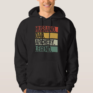  echtgenoot Papa Archery Legend Sportvaders Hoodie