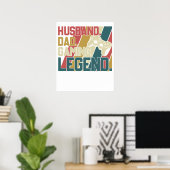 echtgenoot papa gamelegende poster (Thuiskantoor)
