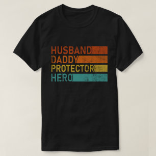 Echtgenoot pappie beschermer held Cool Vintage Sti T-shirt