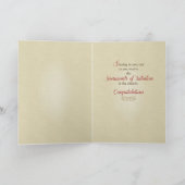 Echtgenoot, RCIA Zegen op Beroep van Geloof, Cr Kaart (Binnen)