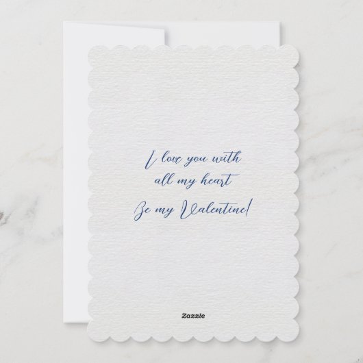 Echtgenoot Tortelduifjes voor altijd uw Valentijn Feestdagenkaart (Achterkant)