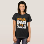 Echtgenoot vader DJ Legend Minimalist T-shirt (Voorkant volledig)
