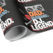 Echtgenoot Vader DJ Legende Cadeaupapier (Rol Hoek)