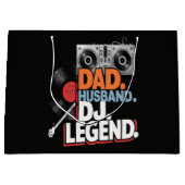 Echtgenoot Vader DJ Legende Groot Cadeauzakje (Voorkant)