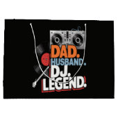 Echtgenoot Vader DJ Legende Groot Cadeauzakje (Achterkant)