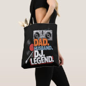 Echtgenoot Vader DJ Legende Tote Bag (Dichtbij)