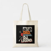 Echtgenoot Vader DJ Legende Tote Bag (Achterkant)