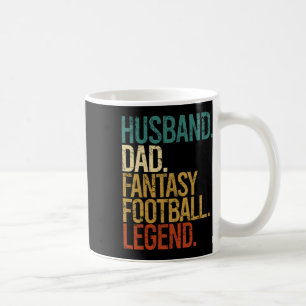 Echtgenoot Vader Fantasy Football Legende Grappige Koffiemok