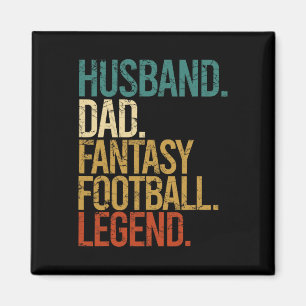 Echtgenoot Vader Fantasy Football Legende Grappige Magneet
