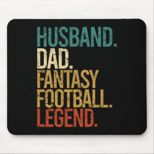 Echtgenoot Vader Fantasy Football Legende Grappige Muismat