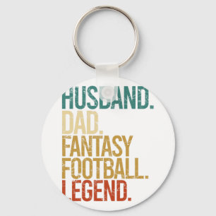 Echtgenoot Vader Fantasy Football Legende Grappige Sleutelhanger