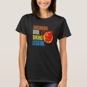 Echtgenoot Vader Fietsen Fiets Wielrennen Fietseri T-shirt